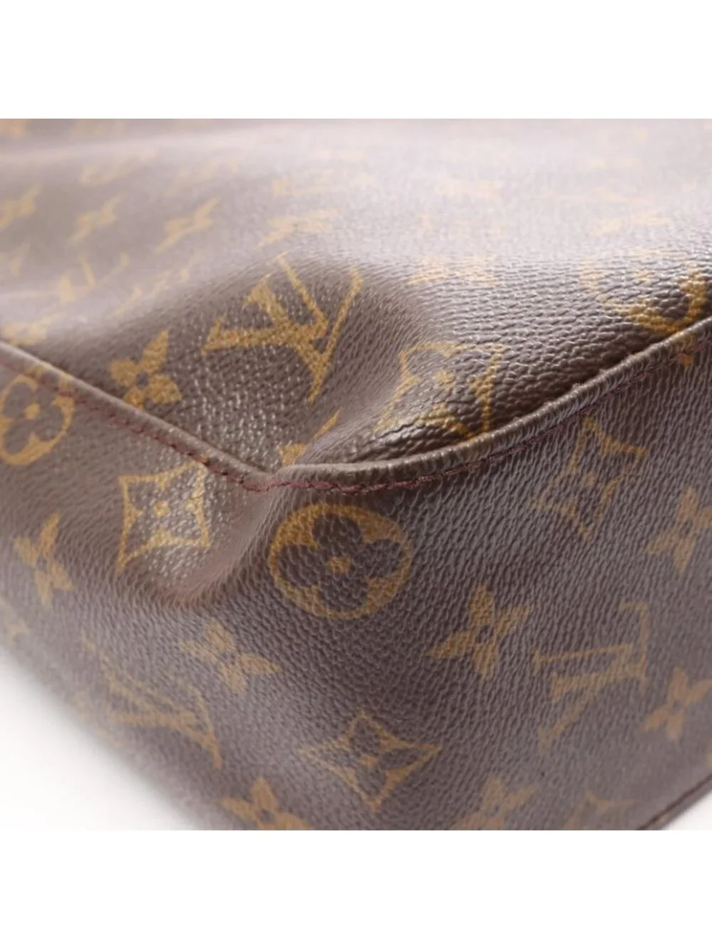 Louis Vuitton Shoulder Bag Looping GM Canvas Leather